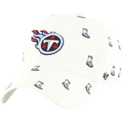 Tennessee Titans '47 Confetti Clean Up Adjustable Hat White - 47 brand