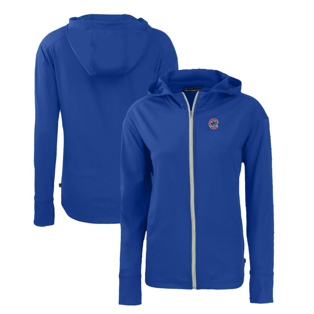 Chicago Cubs Cutter & Buck Women's Daybreak Eco Recycled Full-Zip Hoodie Clearance