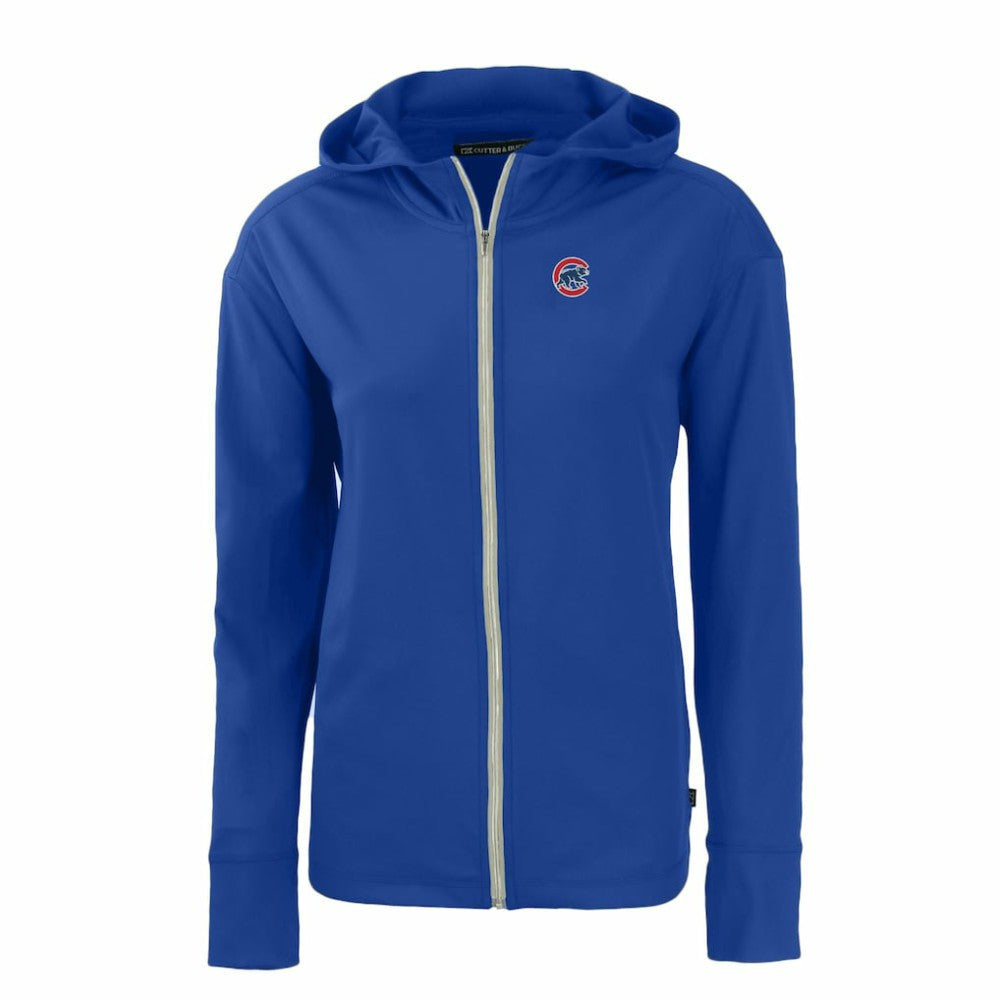 Chicago Cubs Cutter & Buck Women's Daybreak Eco Recycled Full-Zip Hoodie Clearance