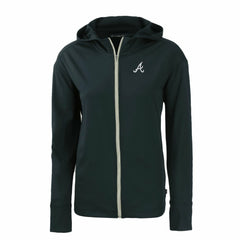 Atlanta Braves Cutter & Buck Women's Daybreak Eco Recycled Full-Zip Hoodie On Sale