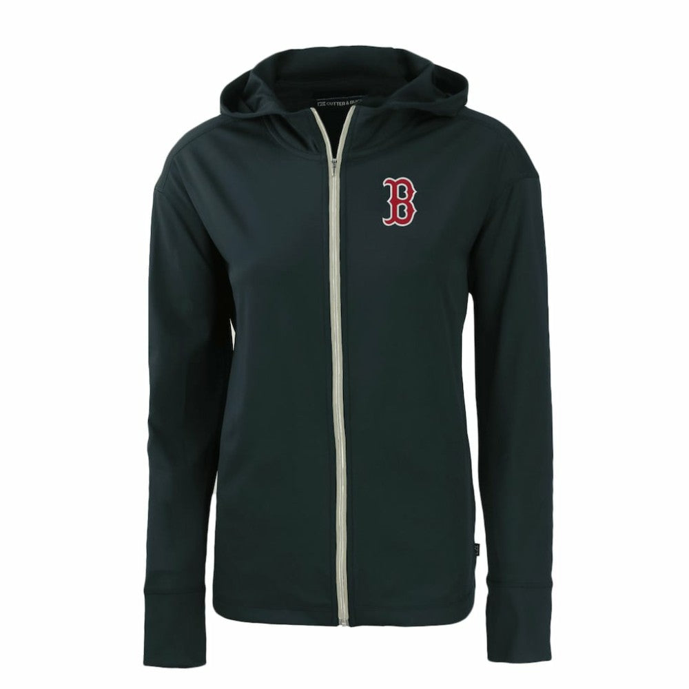 Boston Red Sox Cutter & Buck Women's Daybreak Eco Recycled Full-Zip Hoodie On Sale