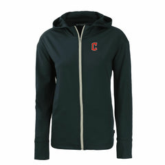 Cleveland Guardians Cutter & Buck Women's Daybreak Eco Recycled Full-Zip Hoodie Lifestyle