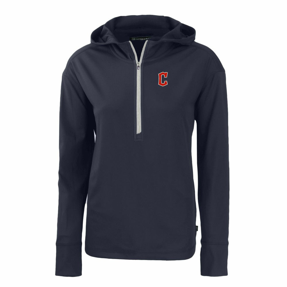 Cleveland Guardians Cutter & Buck Women's Daybreak Eco Recycled Half-Zip Hoodie Near Me