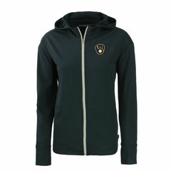 Milwaukee Brewers Cutter & Buck Women's Daybreak Eco Recycled Full-Zip Hoodie Sale