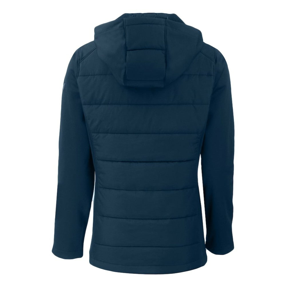Boston Red Sox Cutter & Buck Women's Evoke Hybrid Eco Softshell Recycled Full-Zip Hoodie Jacket Online