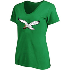 Jalen Hurts Philadelphia Eagles Women's Plus Size Fair Catch Name & Number Scoop Neck T-Shirt Kelly Green - NFL