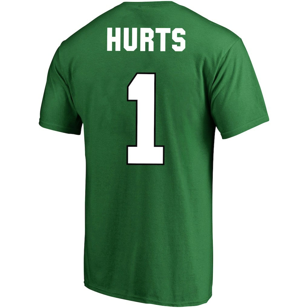 Jalen Hurts Philadelphia Eagles Big & Tall Player Name & Number T-Shirt Kelly Green - Fanatics