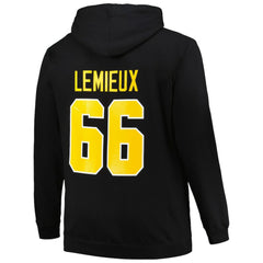 Mario Lemieux Pittsburgh Penguins Mitchell & Ness Name & Number Pullover Hoodie Black