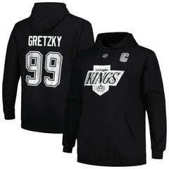 Wayne Gretzky Los Angeles Kings - Mitchell & Ness Name & Number Pullover Hoodie Black
