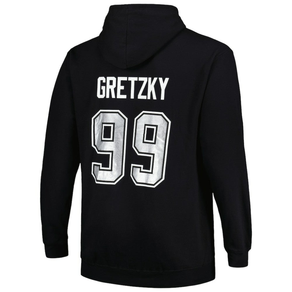 Wayne Gretzky Los Angeles Kings - Mitchell & Ness Name & Number Pullover Hoodie Black