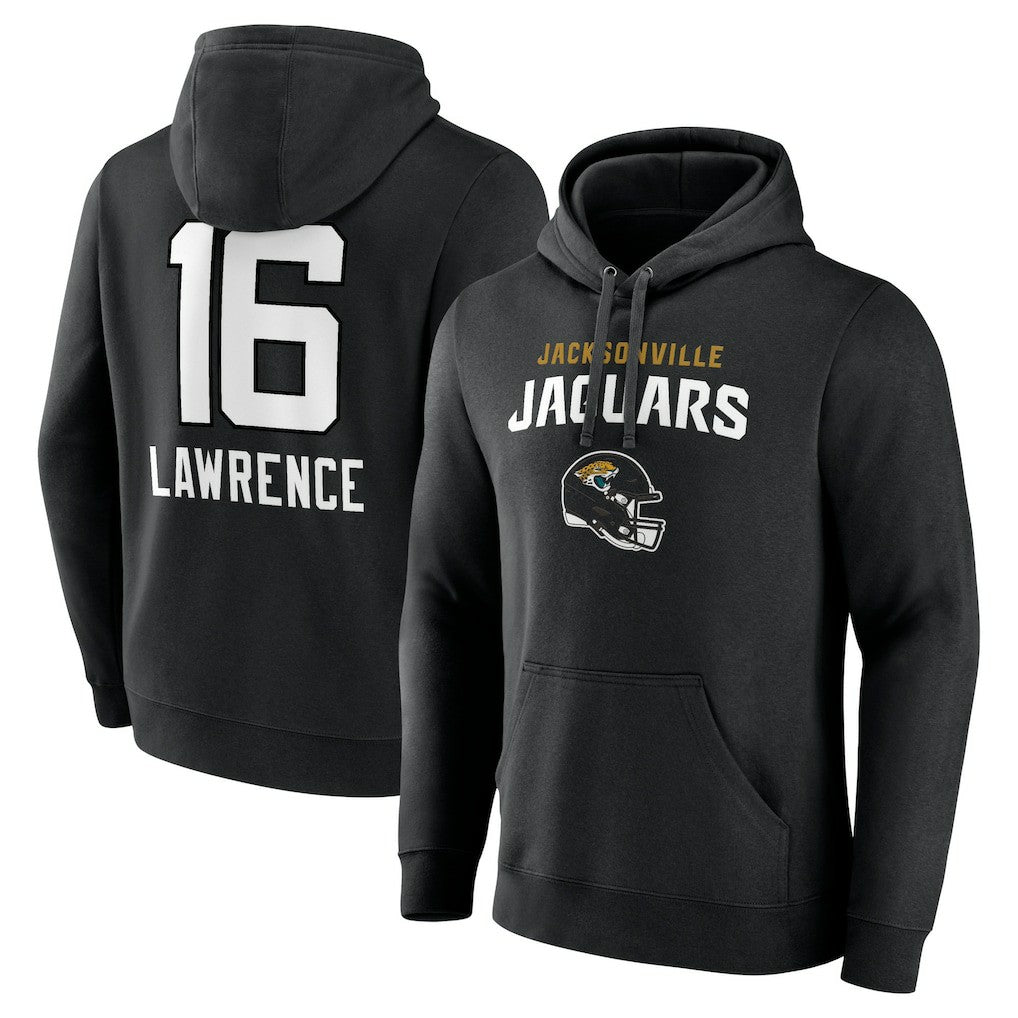 Trevor Lawrence Jacksonville Jaguars Team Wordmark Pullover Hoodie Black - NFL
