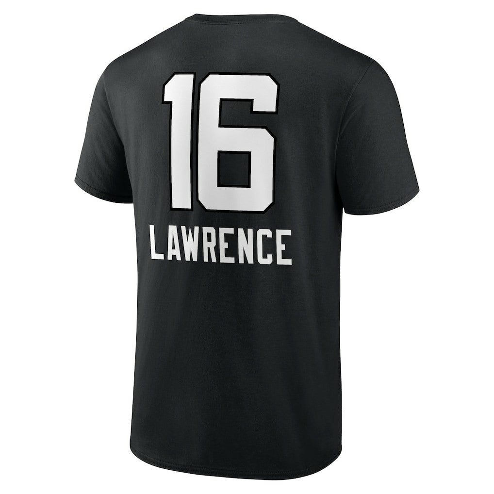 Trevor Lawrence Jacksonville Jaguars Team Wordmark Name & Number T-Shirt Black - NFL