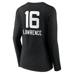 Trevor Lawrence Jacksonville Jaguars Women's Team Wordmark Long Sleeve V-Neck T-Shirt Black - NFL