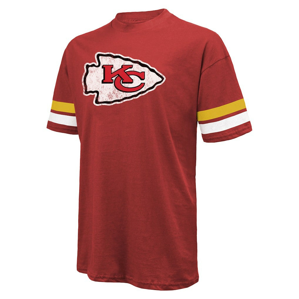 Patrick Mahomes Kansas City Chiefs Majestic Threads Name & Number Oversize Fit T-Shirt Red - NFL