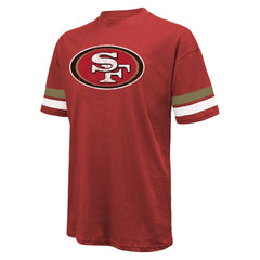 Christian McCaffrey San Francisco 49ers Majestic Threads Name & Number Oversized Fit T-Shirt Scarlet - NFL