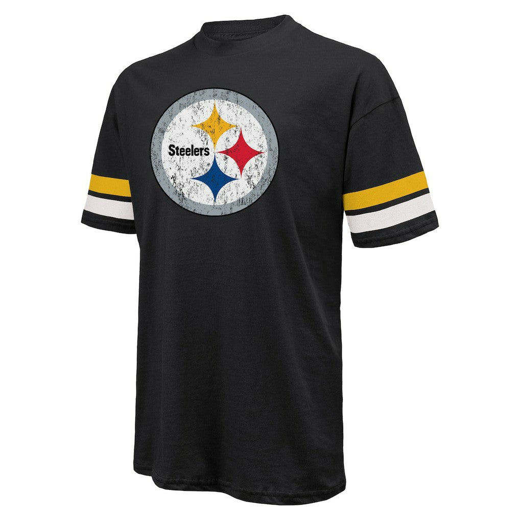 T.J. Watt Pittsburgh Steelers Majestic Threads Name & Number Oversize Fit T-Shirt Black - NFL