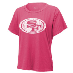 Christian McCaffrey San Francisco 49ers Majestic Threads Women's Name & Number T-Shirt Pink - NFL