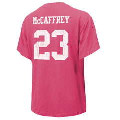 Christian McCaffrey San Francisco 49ers Majestic Threads Women's Name & Number T-Shirt Pink - NFL