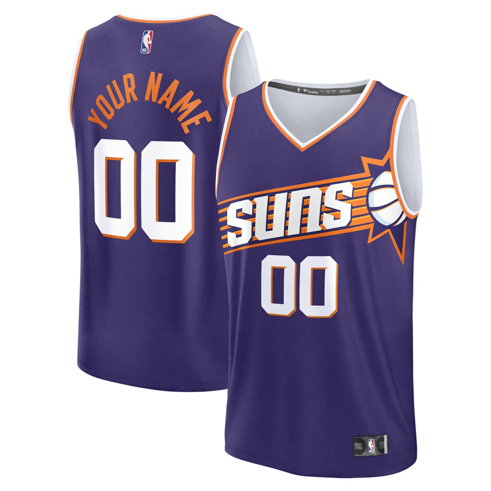 Fanatics - Phoenix Suns Fast Break Custom Jersey - Icon Edition - Purple