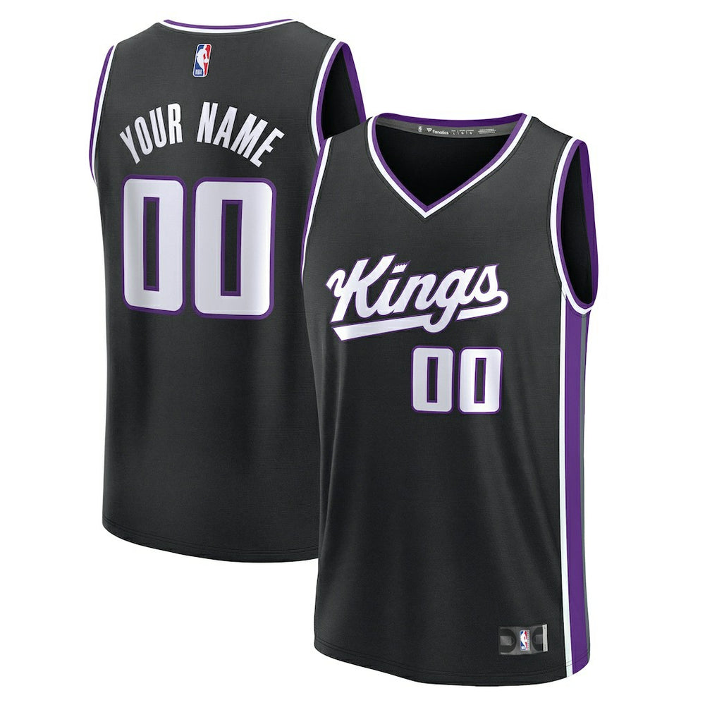 Fanatics - Sacramento Kings Fast Break Custom Jersey - Icon Edition - Black