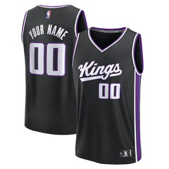 Fanatics - Sacramento Kings Fast Break Custom Jersey - Icon Edition - Black