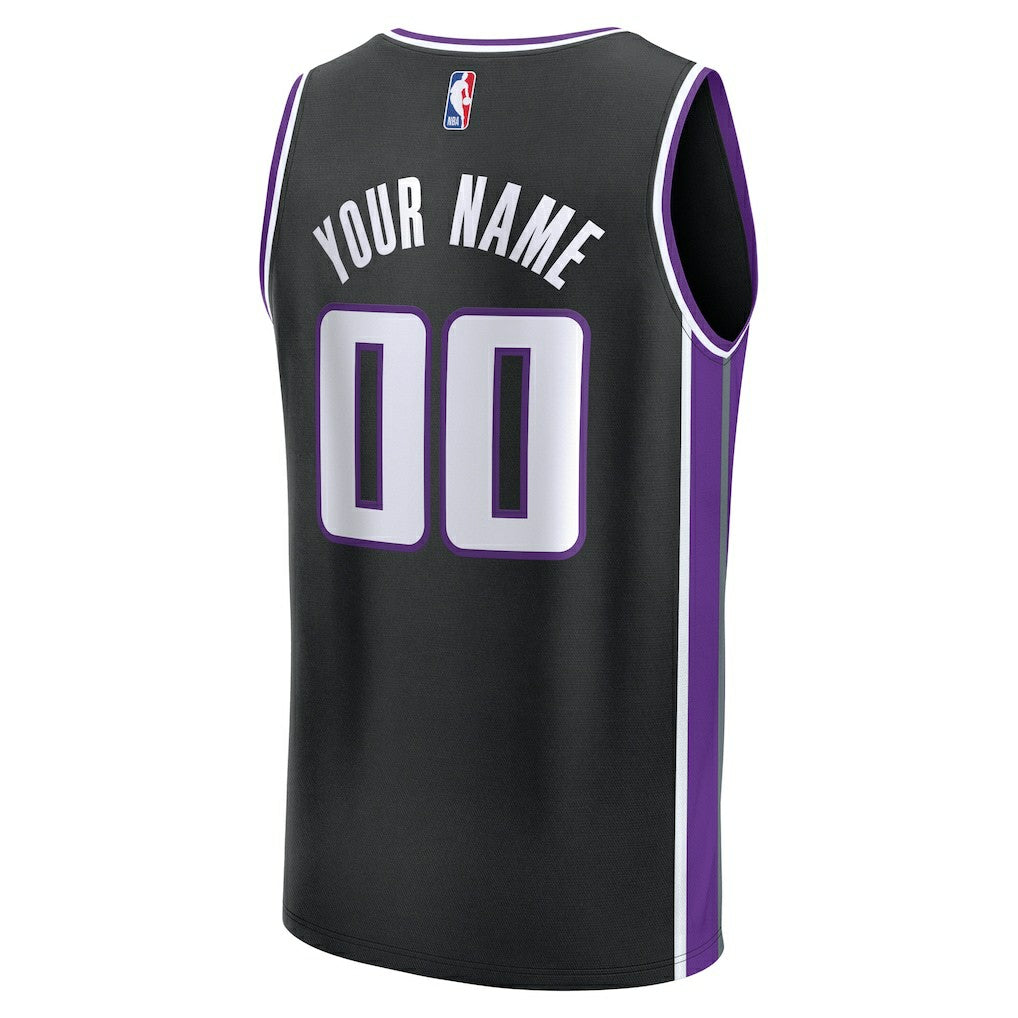 Fanatics - Sacramento Kings Fast Break Custom Jersey - Icon Edition - Black