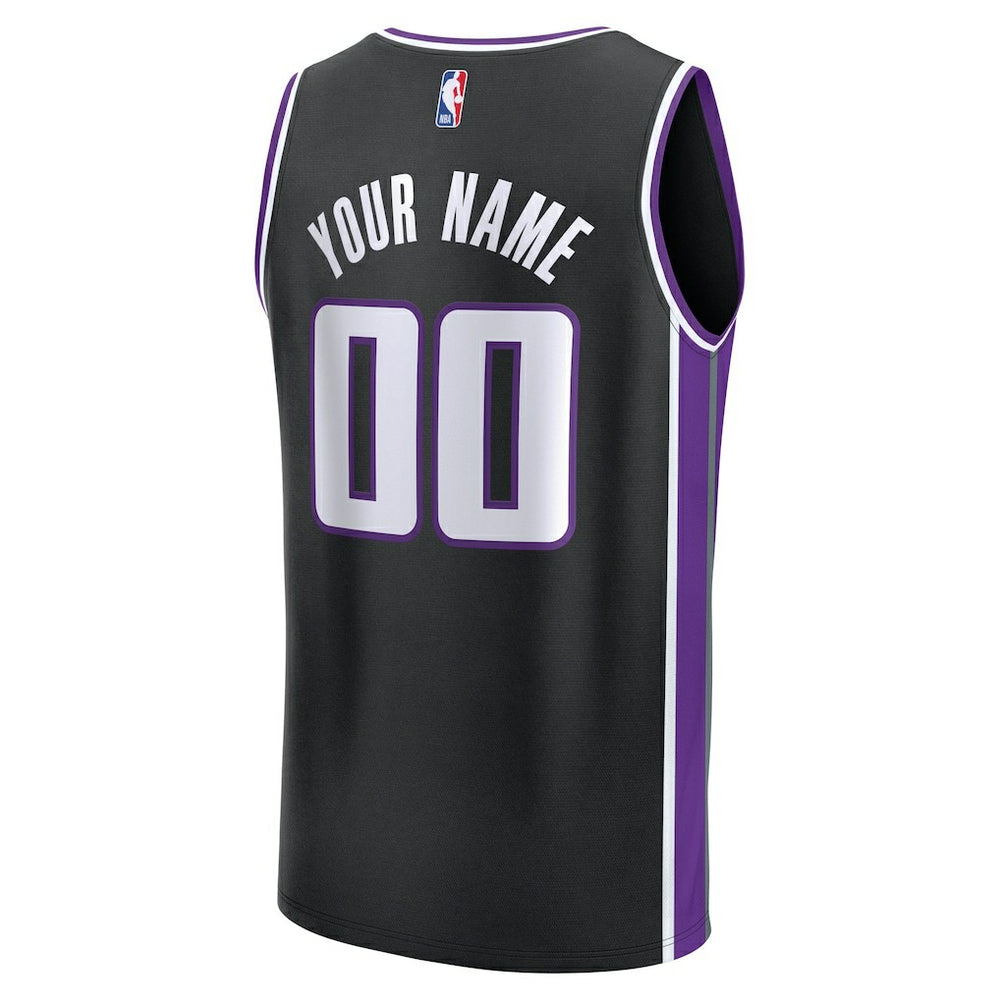 Fanatics - Sacramento Kings Fast Break Custom Jersey - Icon Edition - Black