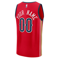 Fanatics - New Orleans Pelicans Fast Break Custom Jersey - Statement Edition - Red