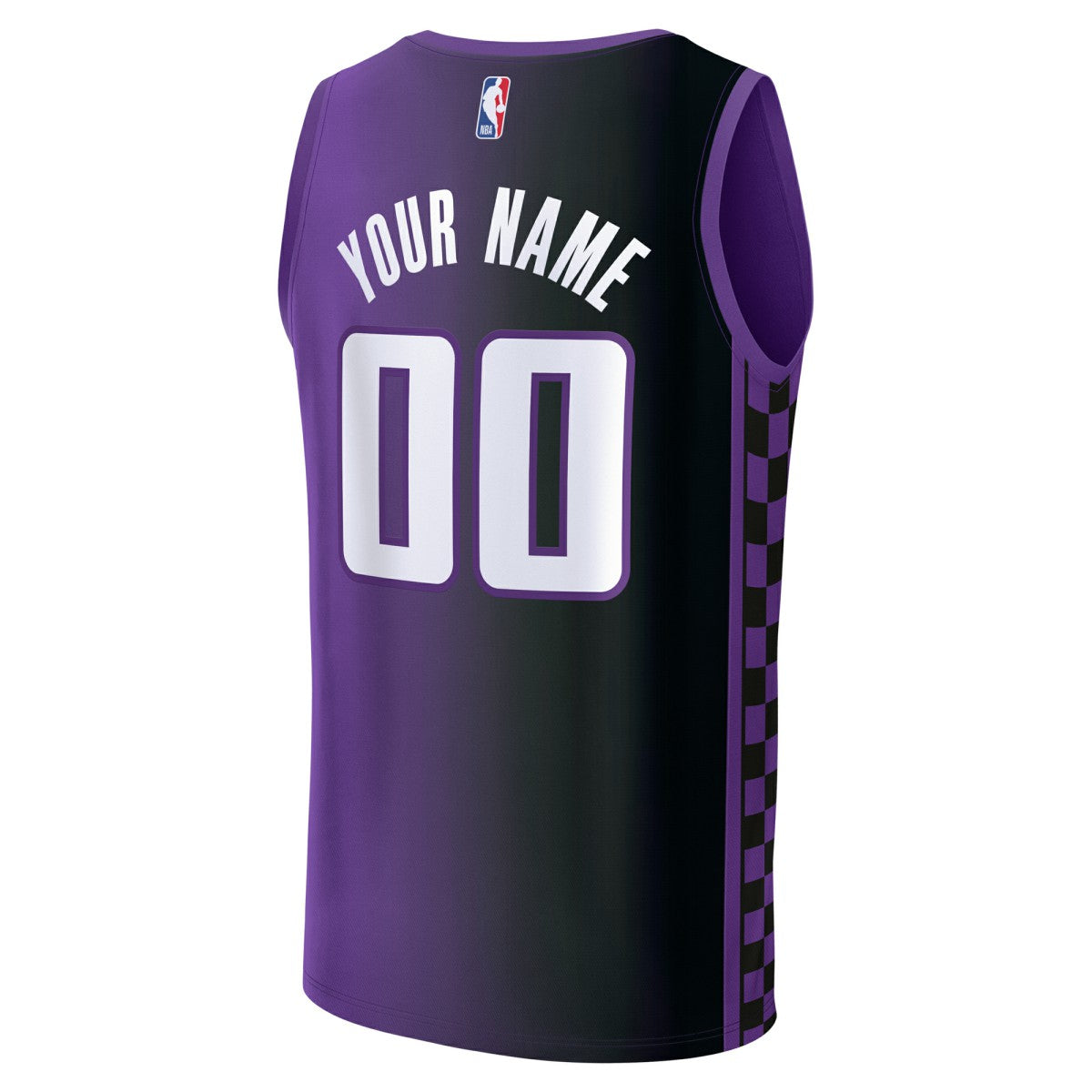 Sacramento Kings Youth Fast Break Custom Replica Jersey - Purple - Statement Edition | NBA Jerseys