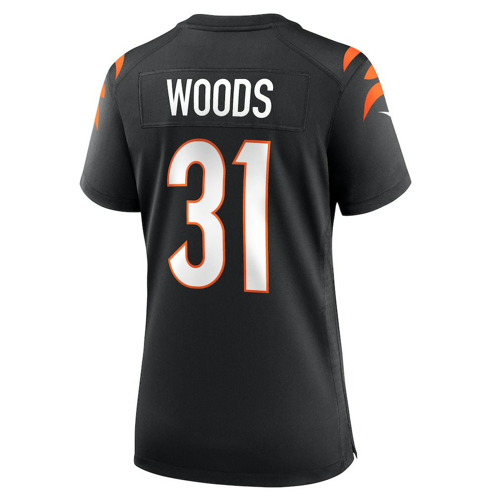 Ickey Woods Cincinnati Bengals Women's Retired Player Game Jersey Black - Nike