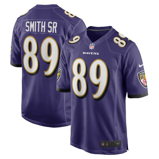 Steve Smith Sr. Baltimore Ravens Retired Player Game Jersey - Purple | NFL Jerseys