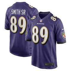 Steve Smith Sr. Baltimore Ravens Retired Player Game Jersey Purple - Nike