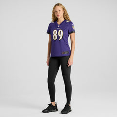 Steve Smith Sr. Baltimore Ravens Women's Retired Player Game Jersey Purple - Nike