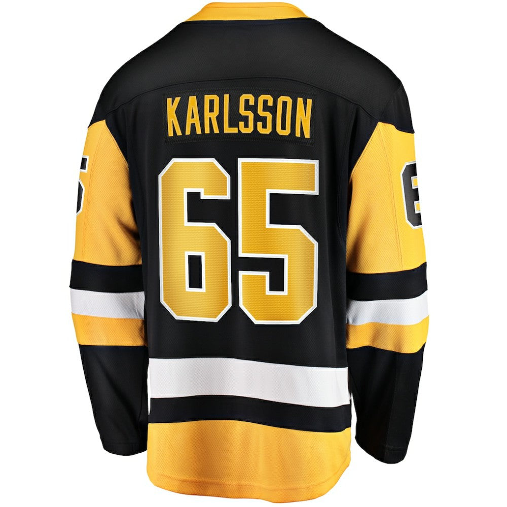 Erik Karlsson Pittsburgh Penguins Fanatics Home Breakaway Jersey - Black | NHL Jerseys