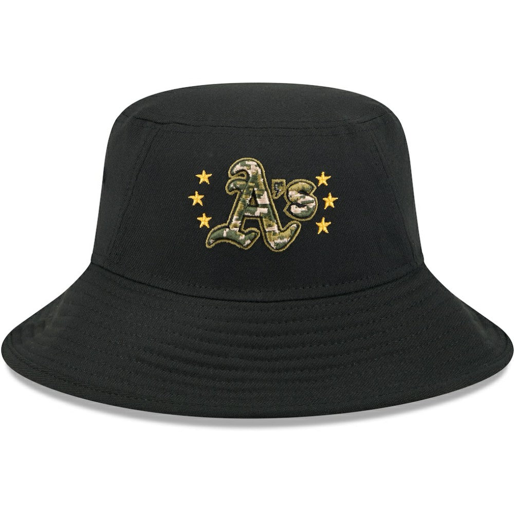 Athletics New Era 2024 Armed Forces Day Bucket Hat Sale