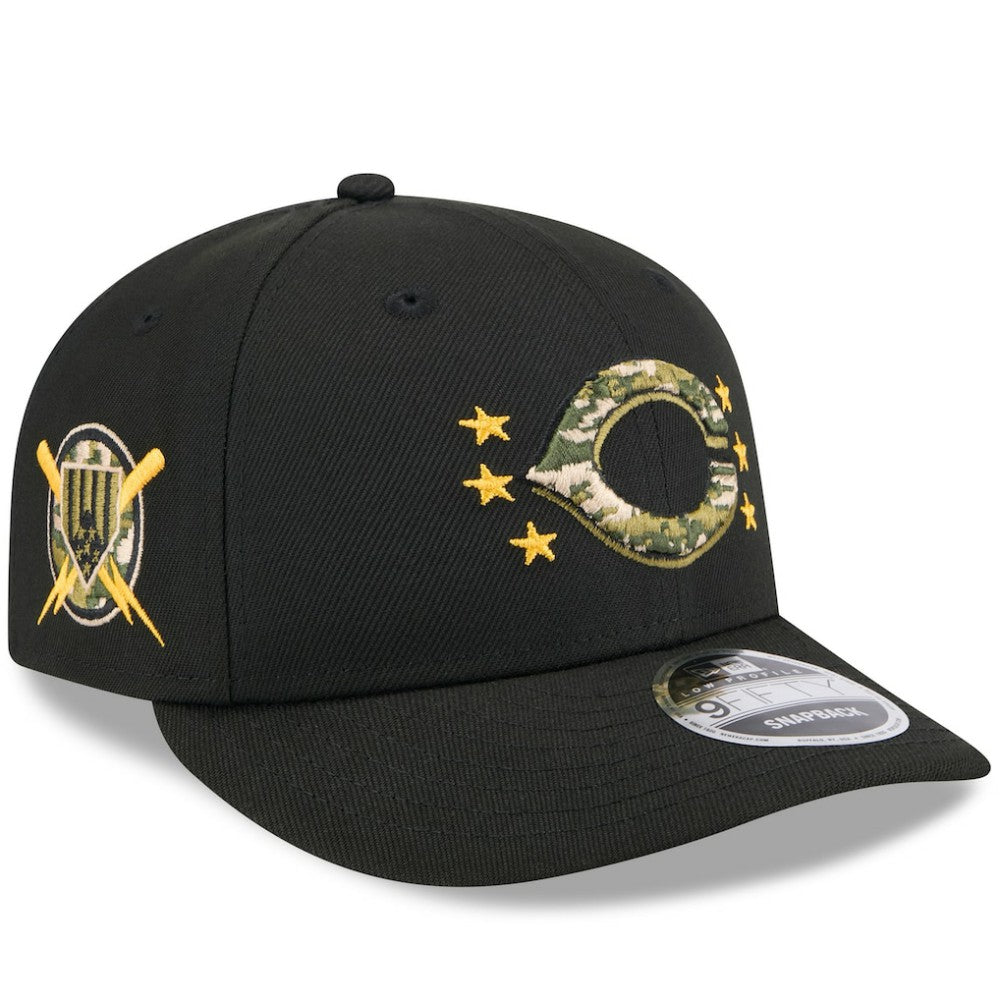 Cincinnati Reds New Era 2024 Armed Forces Day Low Profile 9FIFTY Snapback Hat Clearance