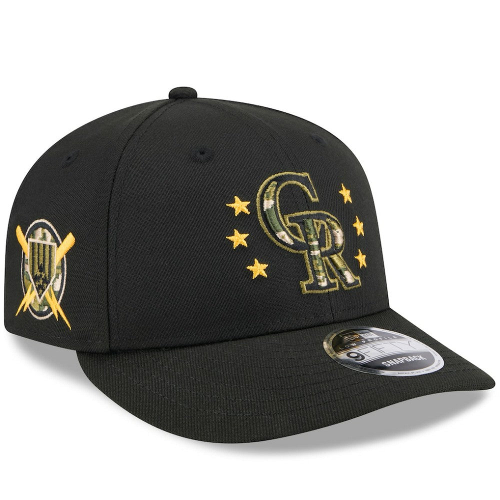 Colorado Rockies New Era 2024 Armed Forces Day Low Profile 9FIFTY Snapback Hat for sale