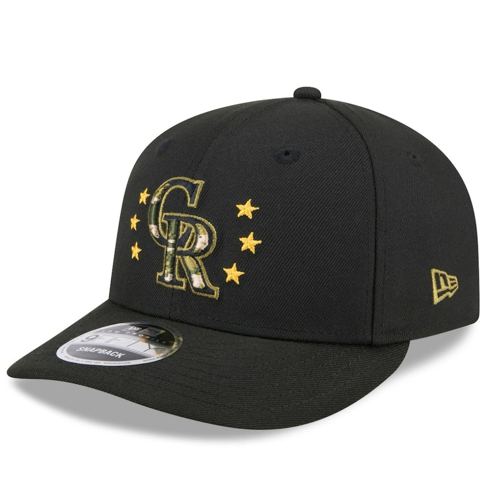 Colorado Rockies New Era 2024 Armed Forces Day Low Profile 9FIFTY Snapback Hat for sale