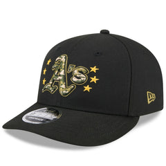 Athletics New Era 2024 Armed Forces Day Low Profile 9FIFTY Snapback Hat Lifestyle