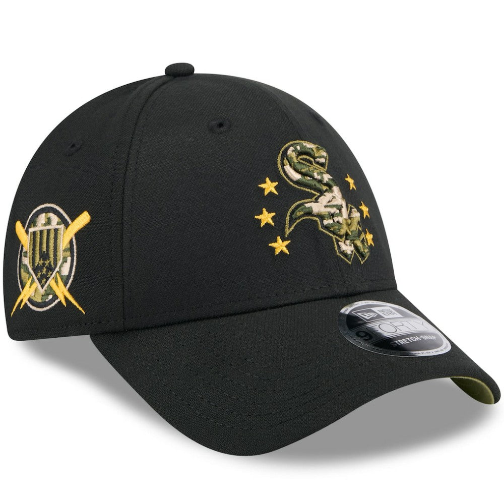 Chicago White Sox New Era 2024 Armed Forces Day 9FORTY Adjustable Hat Lifestyle