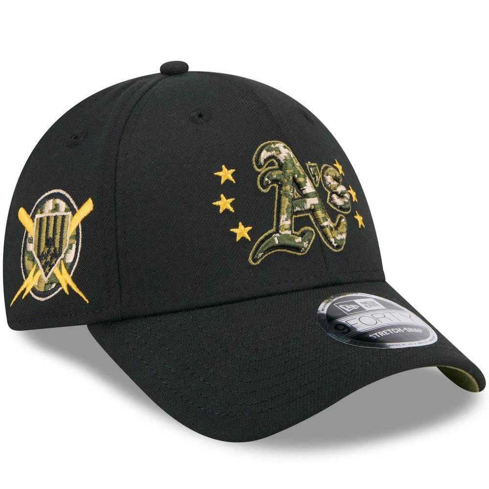 Athletics New Era 2024 Armed Forces Day 9FORTY Adjustable Hat for sale