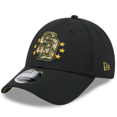 San Diego Padres New Era 2024 Armed Forces Day 9FORTY Adjustable Hat Lifestyle