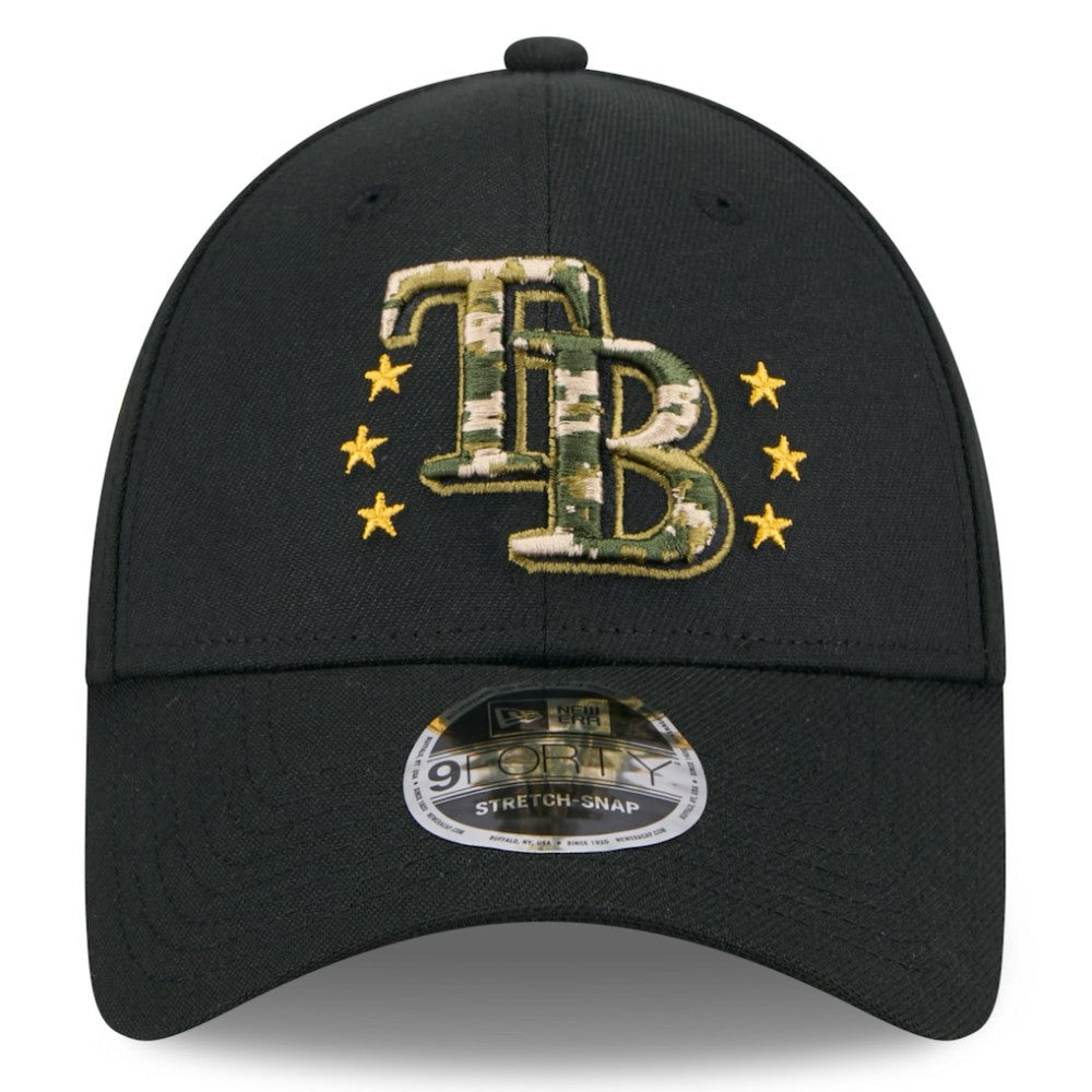 Tampa Bay Rays New Era 2024 Armed Forces Day 9FORTY Adjustable Hat On Sale