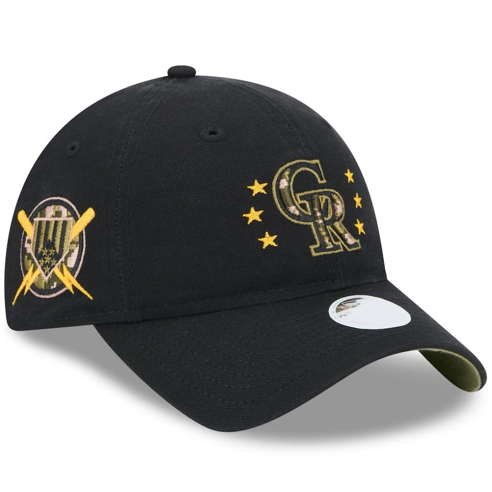 Colorado Rockies New Era Women's 2024 Armed Forces Day 9TWENTY Adjustable Hat Online