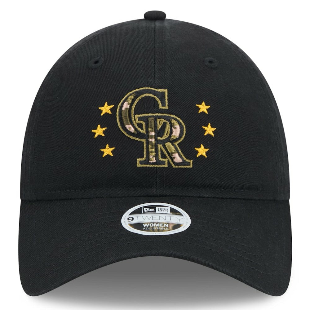 Colorado Rockies New Era Women's 2024 Armed Forces Day 9TWENTY Adjustable Hat Online