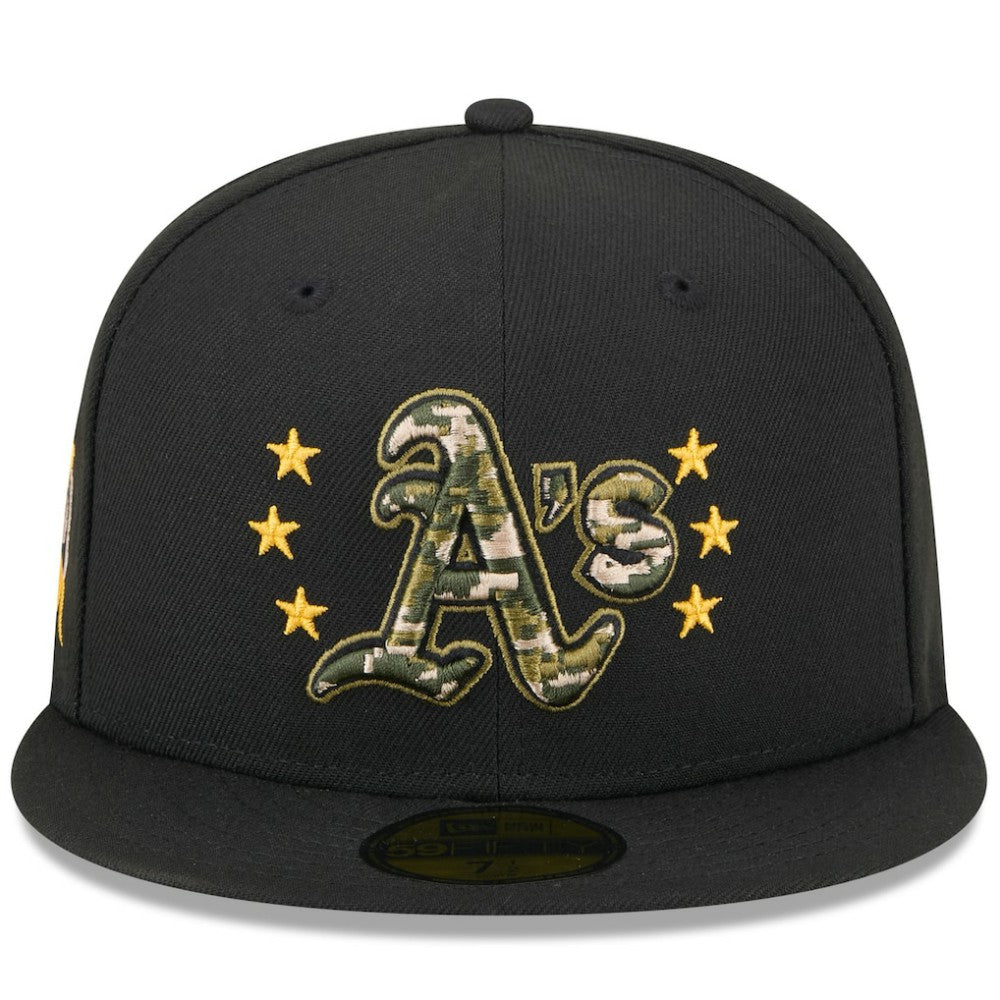 Athletics New Era 2024 Armed Forces Day On-Field 59FIFTY Fitted Hat Clearance