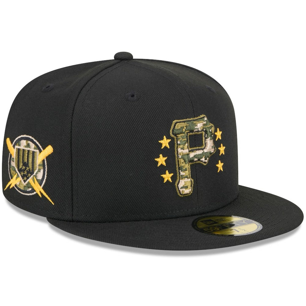 Pittsburgh Pirates New Era 2024 Armed Forces Day On-Field 59FIFTY Fitted Hat Clearance