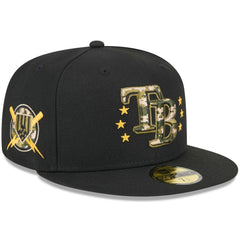 Tampa Bay Rays New Era 2024 Armed Forces Day On-Field 59FIFTY Fitted Hat discount