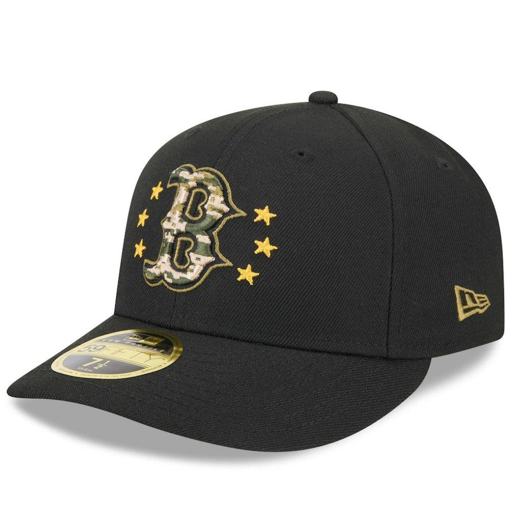 Boston Red Sox New Era 2024 Armed Forces Day Low Profile 59FIFTY Fitted Hat Lifestyle