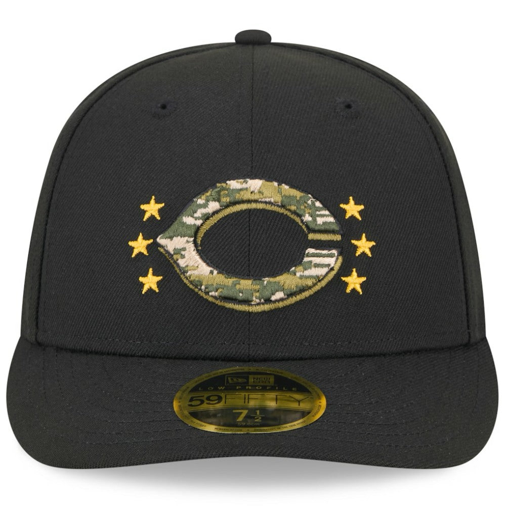 Cincinnati Reds New Era 2024 Armed Forces Day Low Profile 59FIFTY Fitted Hat Lifestyle